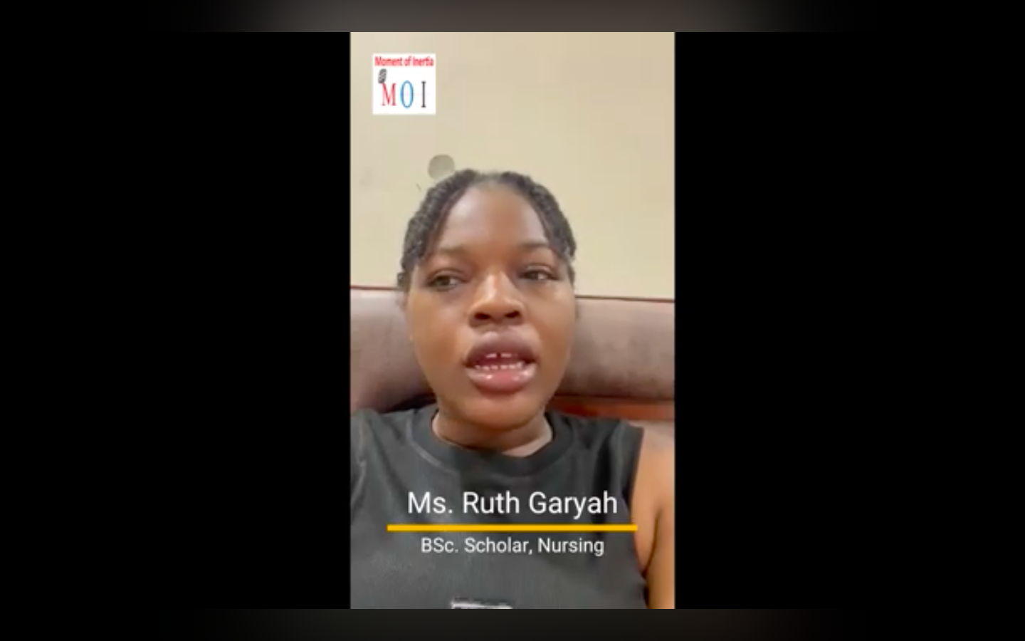 #Testimonial: Ms. Ruth Garyah, Undergraduate Student, BSc. Nursing