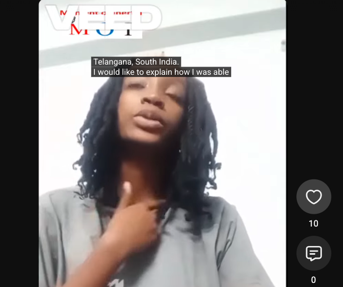 Testimonial By Student Tetee Gifty Boeh From Liberia